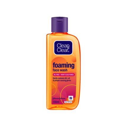 Clean & Clear Foaming Face Wash (Oil-Free, 100ml)