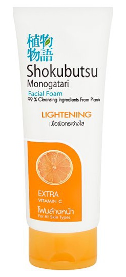 Shokubutsu Monogatari Lightening Facial Foam - Extra Vitamin C
